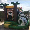 Jungle springkussen met glijbaan