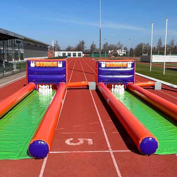 Bowling XXL Huren - Opblaasbare Mobiele Bowlingbaan verhuur - Bowlen op elke gewenste locatie in Nederland