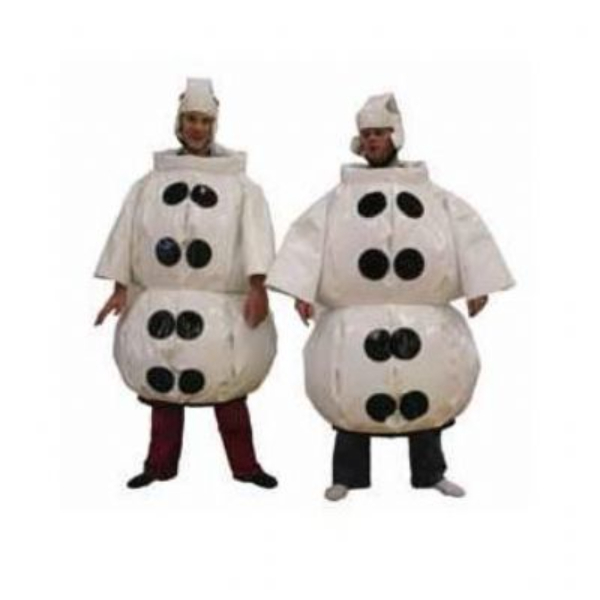2 extra senior sneeuwpopworstelen pakken (zonder mat)