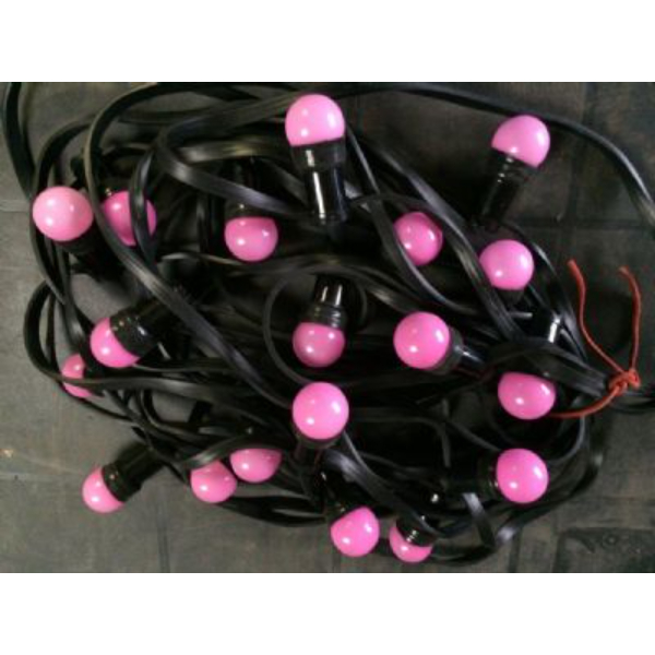 Prikkabel 50 meter, Feestverlichting, LED, Roze 1148-normal.jpg