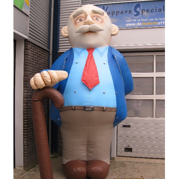 Abraham met stok
