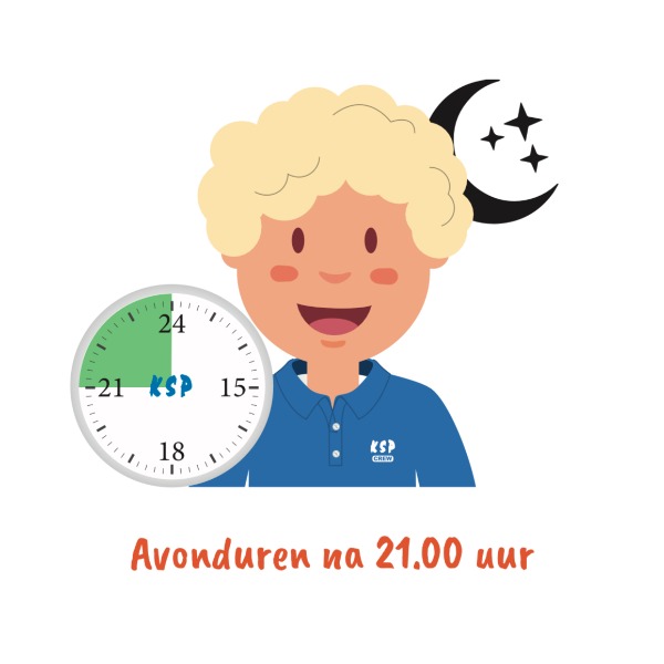 Avonduren: drie begeleiders tussen 21.00 en 24.00 uur (per uur)