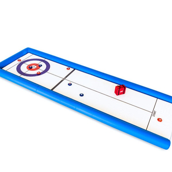 Curlingbaan, Curling XXL huren, Mobiele Opblaasbare Curling Banen verhuur