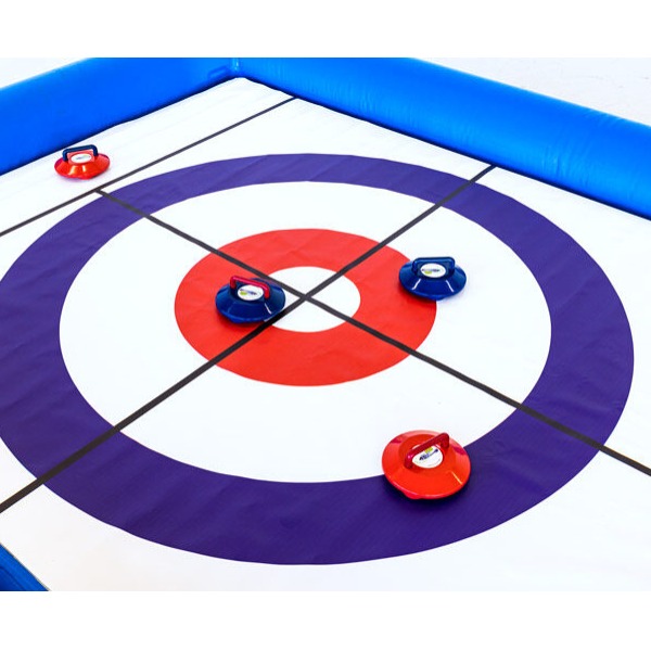 Curlingbaan, Curling XXL huren, Mobiele Opblaasbare Curling Banen verhuur