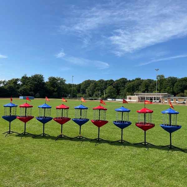 Disc Golf huren / Frisbee Golf verhuur (9 holes met 20 Frisbees)