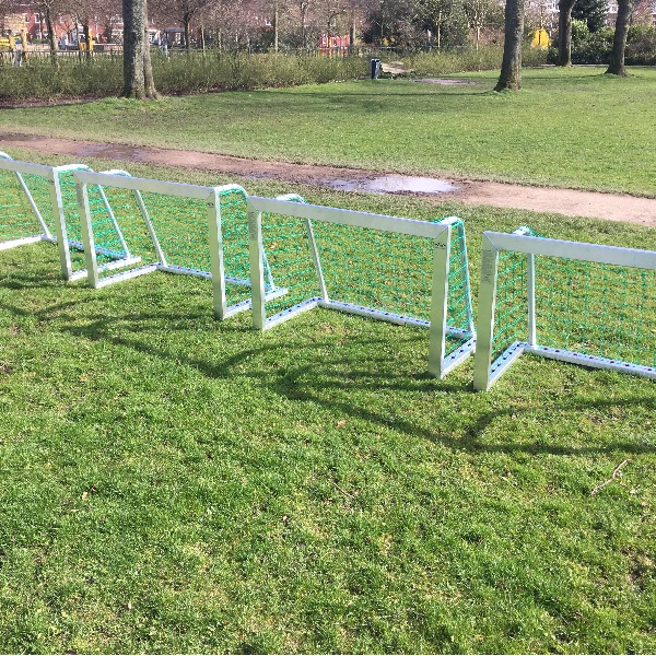 Voetbaldoel, aluminium doel per 2 stuks Voetbaldoel, aluminium doel per 2 stuks