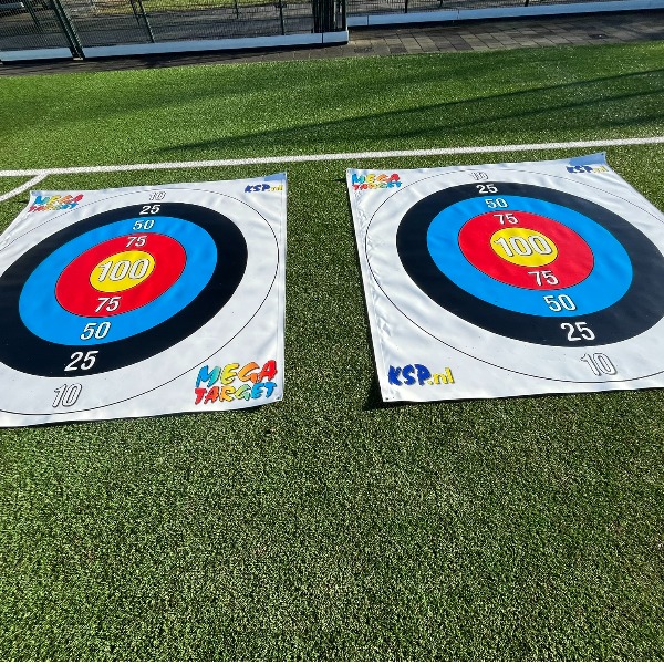 Mega Frisbee Target XXL - Frisbee Dart - Frisbee doel met frisbees (2 stuks)