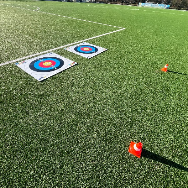 Mega Target met mini frisbees (2 stuks) Mega Target met mini frisbees (2 stuks)