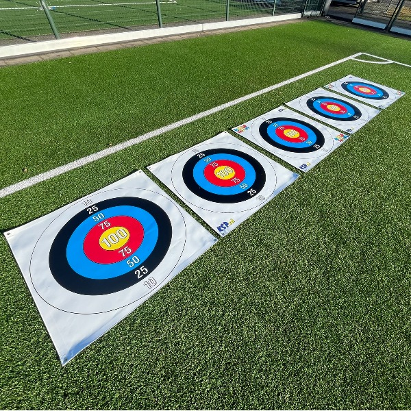 Mega Target met mini frisbees (2 stuks) Mega Target met mini frisbees (2 stuks)