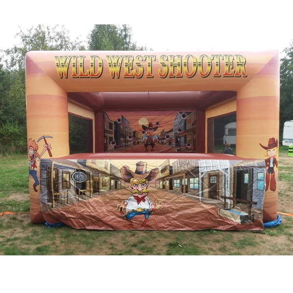 Schiettent - Wild West Shooting Schiet spel met Nerf Rival Guns Schiettent - Wild West Shooting Schiet spel met Nerf Rival Guns