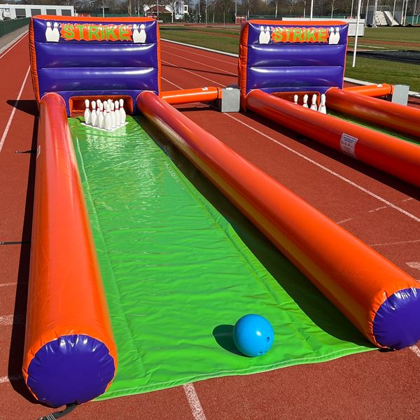 Bowling XXL Huren - Opblaasbare Mobiele Bowlingbaan verhuur - Bowlen op elke gewenste locatie in Nederland