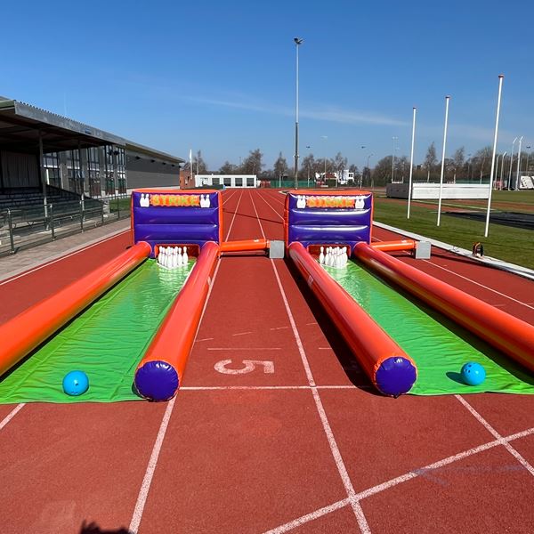 Bowling XXL Huren - Opblaasbare Mobiele Bowlingbaan verhuur - Bowlen op elke gewenste locatie in Nederland