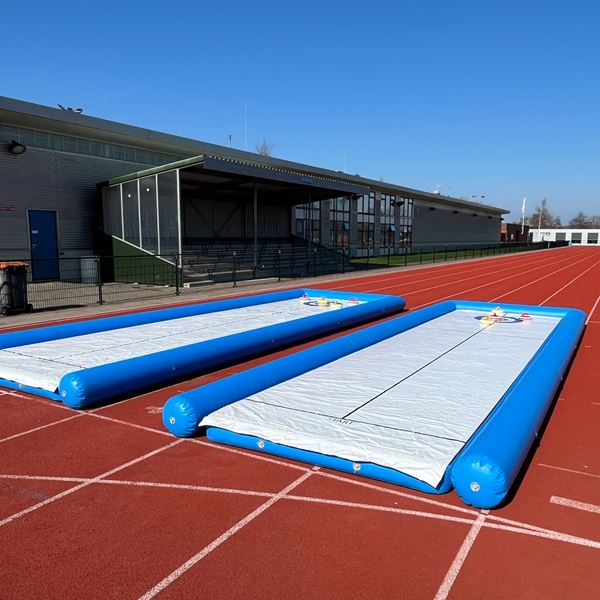 Curlingbaan, Curling XXL huren, Mobiele Opblaasbare Curling Banen verhuur